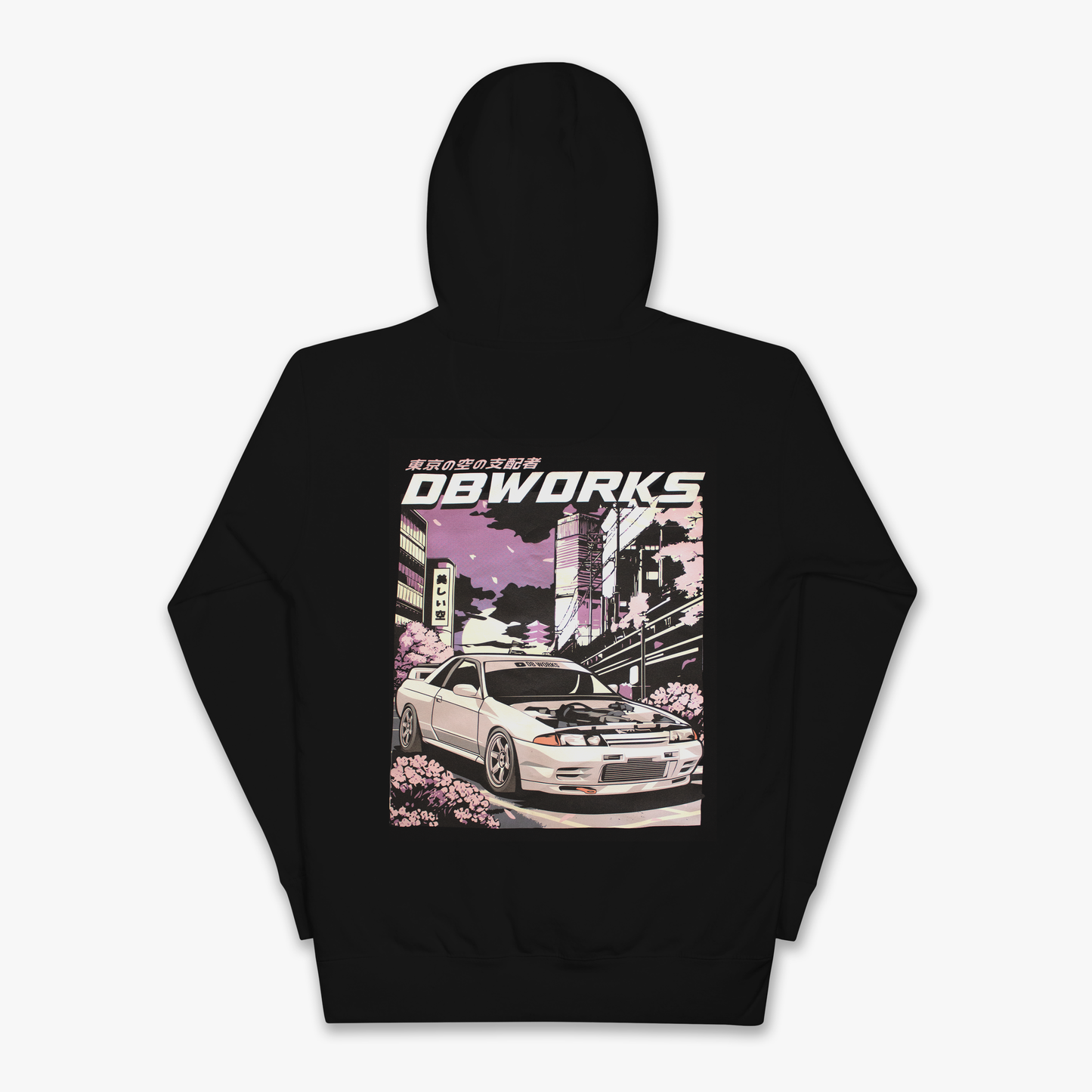 Cherry Blossom Skyline Hoodie