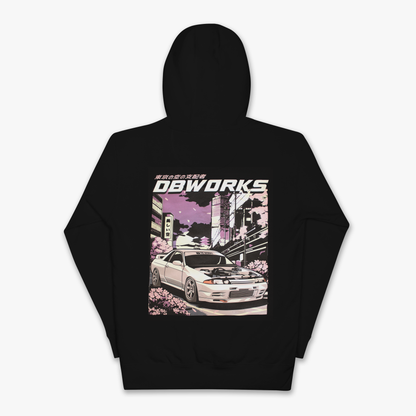 Cherry Blossom Skyline Hoodie