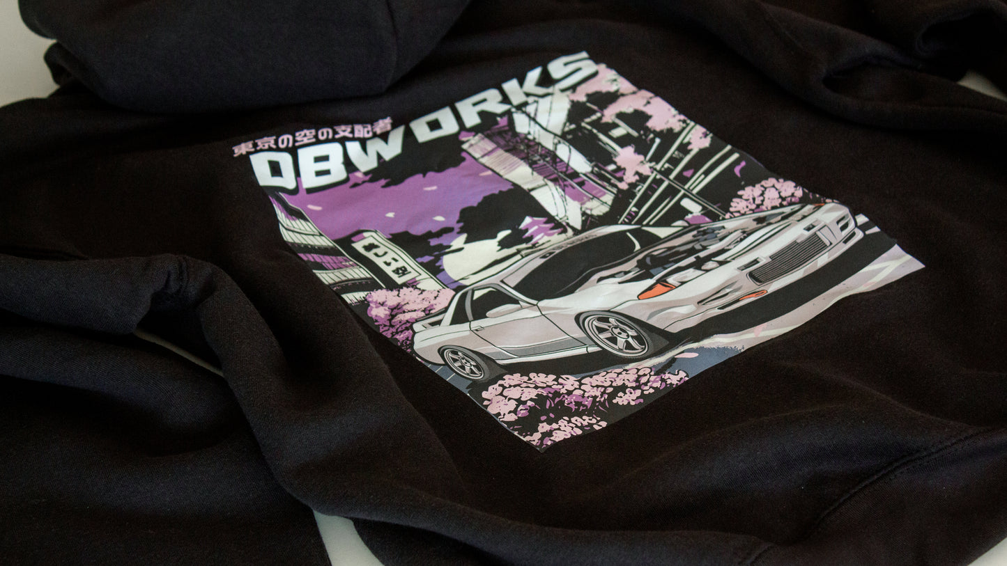 Cherry Blossom Skyline Hoodie